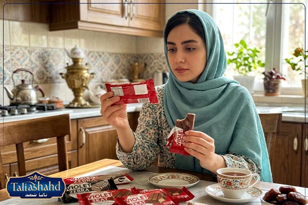 ویفر شکلاتی چند کالری دارد؟